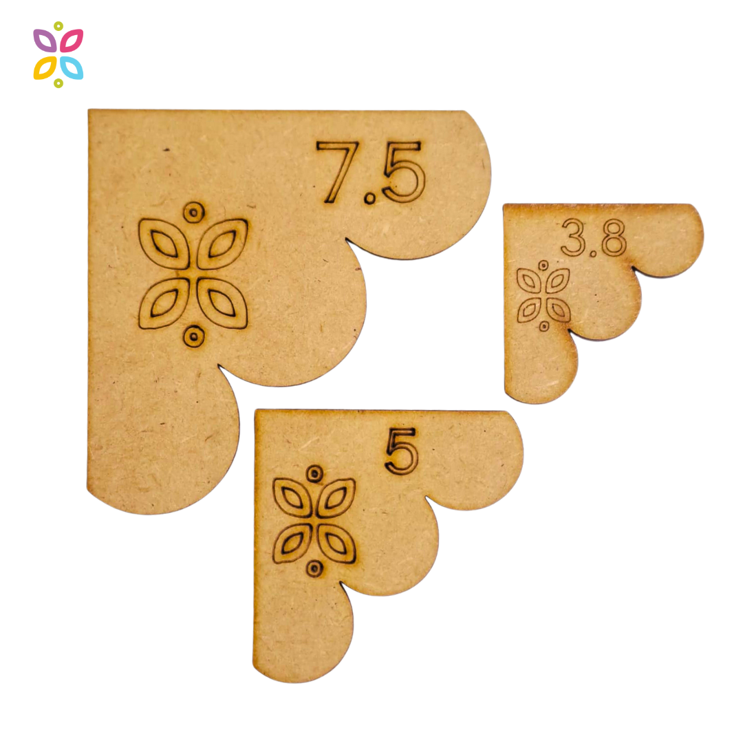 Moldes MDF para moños