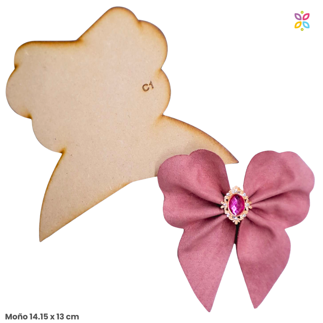 Moldes MDF para moños – Mabel Creaciones