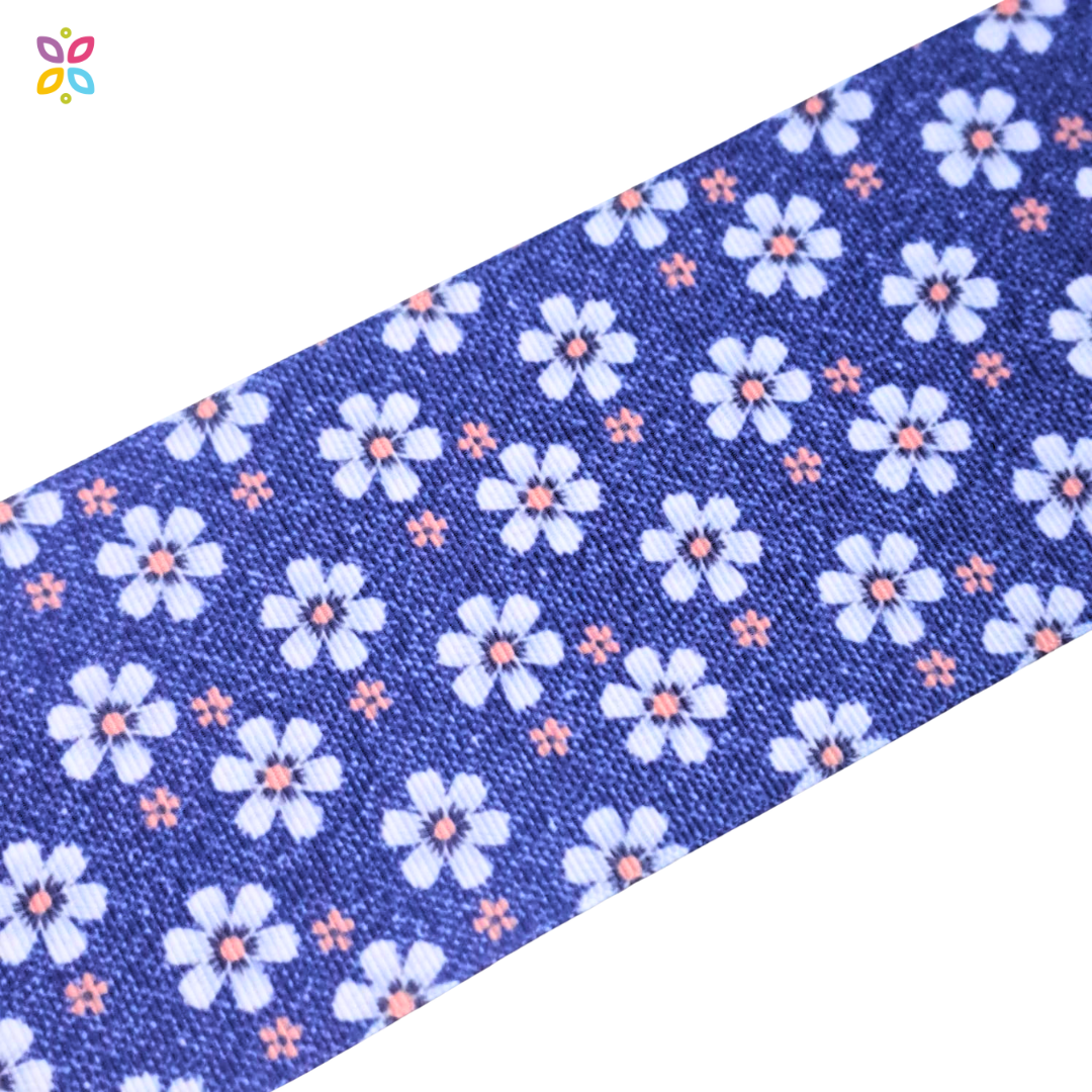 Listón Mariposas, Cuadros, Estrellas, Flores y más 7.5 cm