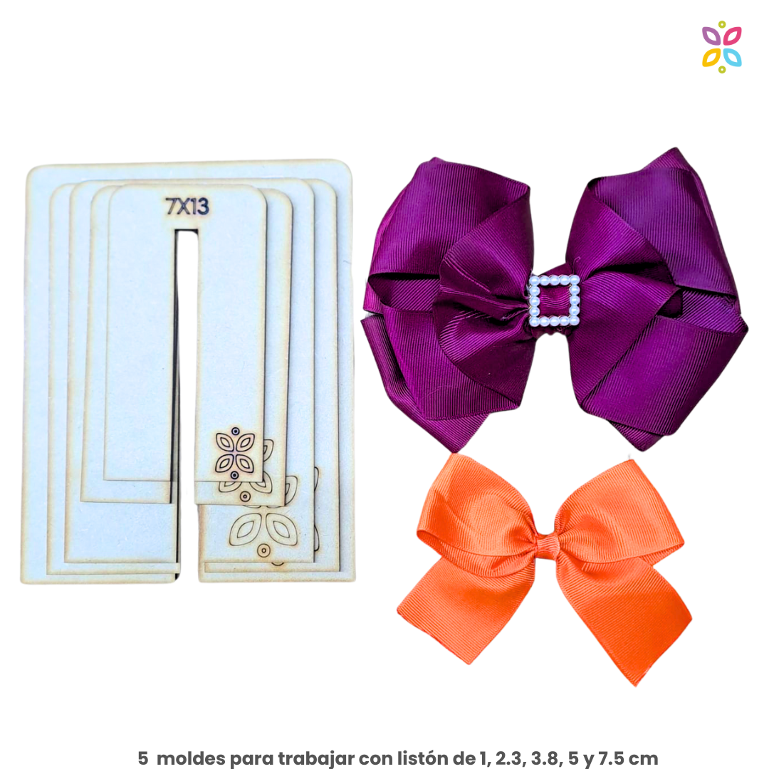 Moldes MDF para moños – Mabel Creaciones