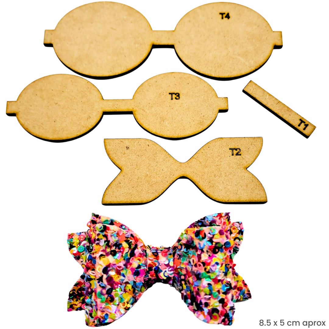 Moldes MDF para moños – Mabel Creaciones