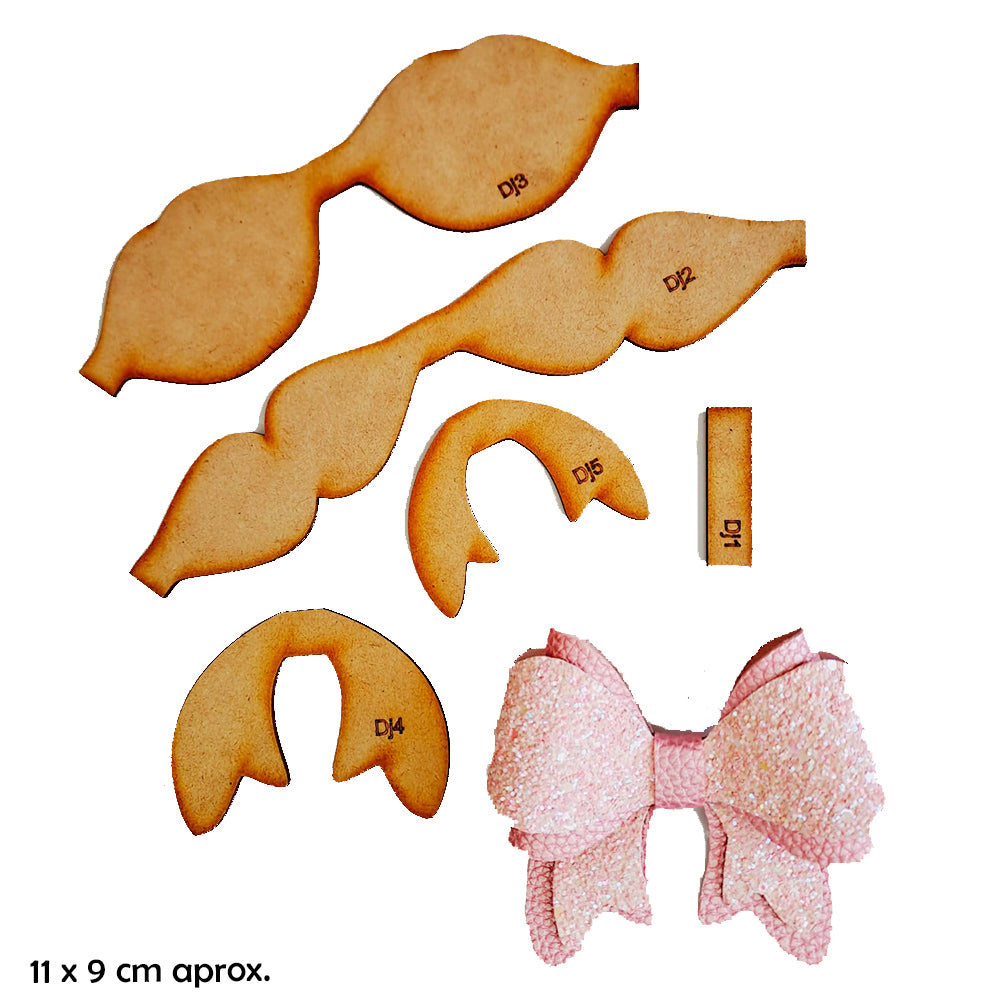 Moldes MDF para moños – Mabel Creaciones