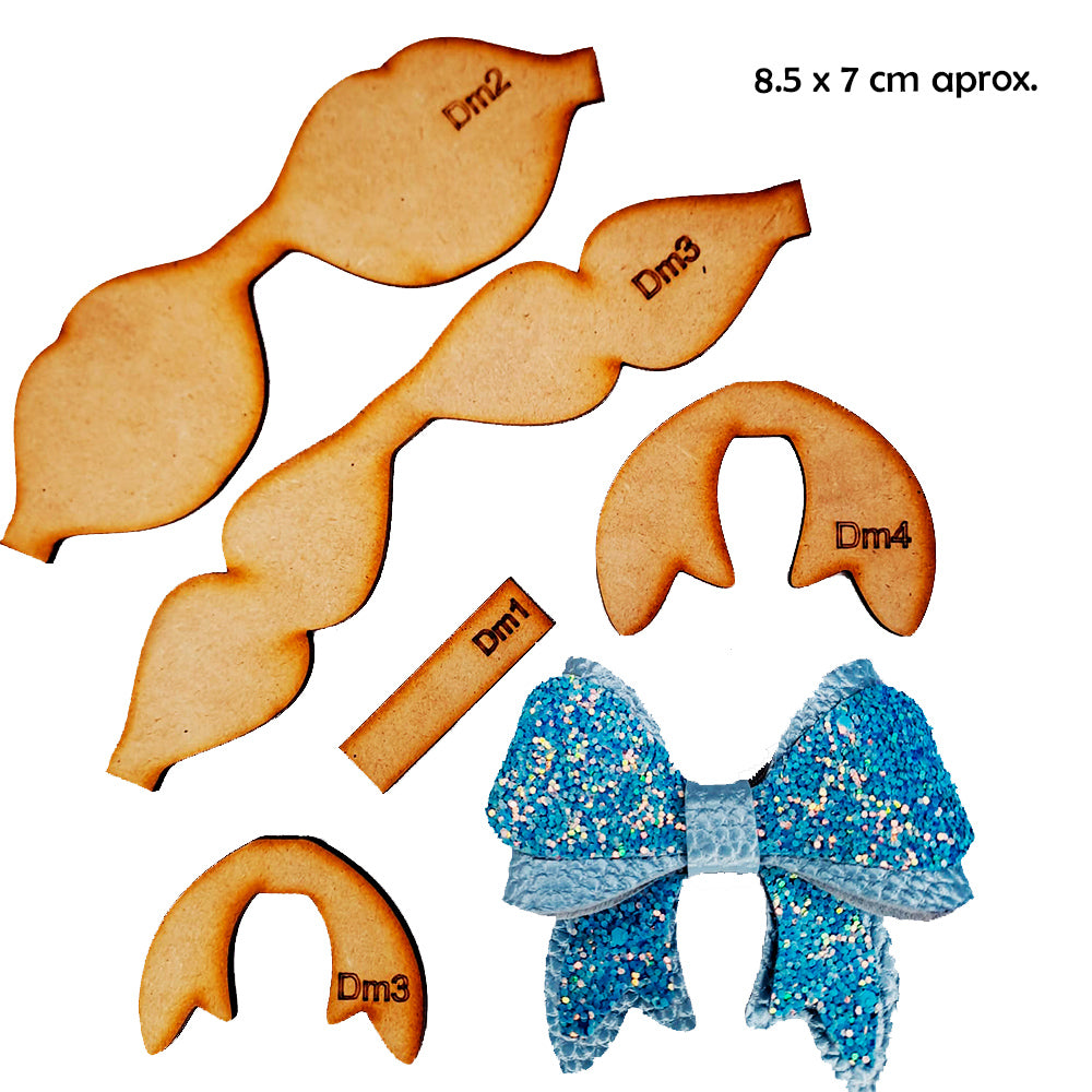 Moldes MDF para moños – Mabel Creaciones