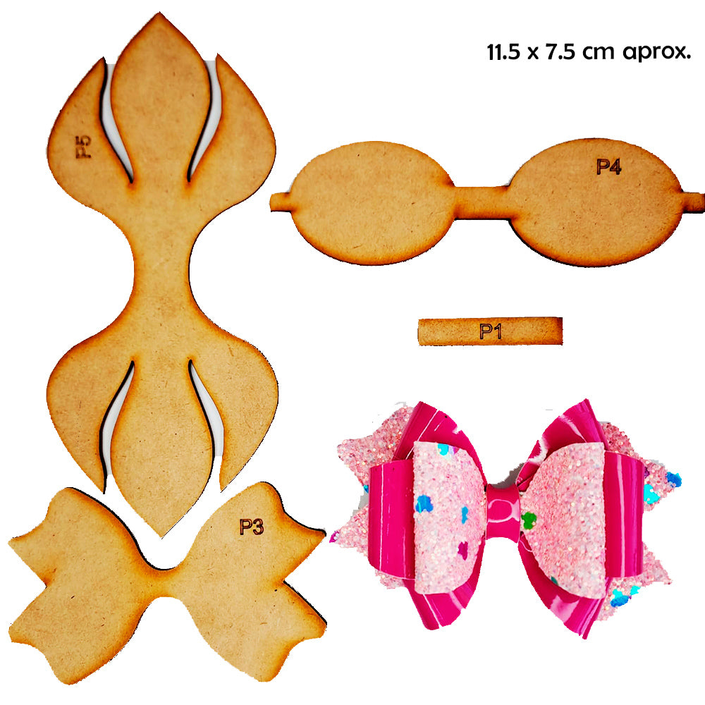 Moldes MDF para moños – Mabel Creaciones